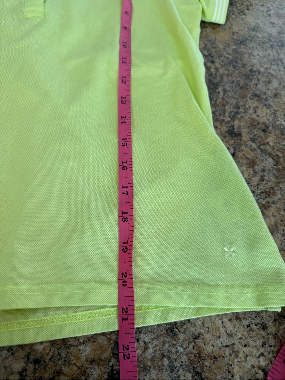 Bobby Jones Masters Golf Polo Shirt Neon Women's Medium 100% Cotton - Picture 6 of 6